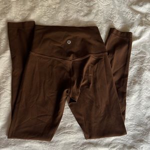 Brown lululemon legins